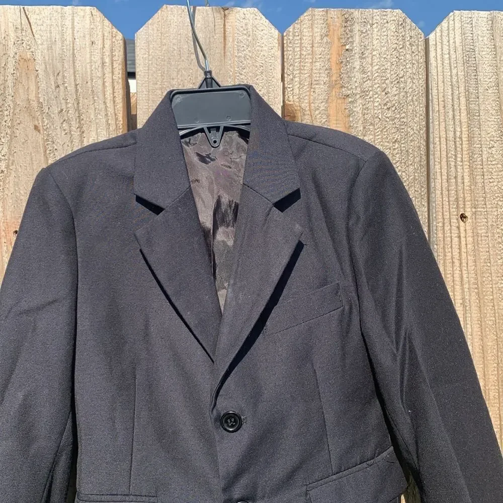 Take 50% OFF- Gold Key Classic Black Boys Blazer, Size-4